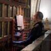 Manuel José Gutiérrez tocando el organo