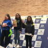Cristina Gómez Sánchez  y Valeria Gutiérrez Hernández en el podium
