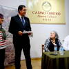 EL presidente del ateneo , Ivan Parro Junto a la presidente del CEB presentan el acto 