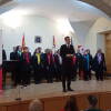 Coral en el acto de Cierre de ejercicio de Cruz Roja Béjar con personas mayores, Centro de C. San Francisco
