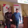 Lectura de poesía en el Casino Obrero de Béjar, junto a Cruz Roja,  en el Día internacional de la poesía