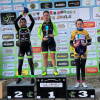Natalia Ovejero (1ª) en el pódium