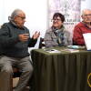 Un familiar del autor agradece el trabajo del CEB durante la presentación del libro