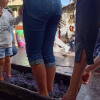 Fiesta de la vendimia en San Martin del Castañar, Pisando la uva