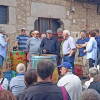 Fiesta de la vendimia en San Martin del Castañar, premios a los viticultores mayores