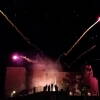 Fuegos artificiales sobre el palacio ducal de Béjar
