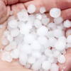 granizo en las manos