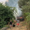Incendio en Mogarraz