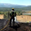 Bomberos de Béjar en el incendio