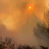 Labores de extinción del incendio en Puerto de Béjar- La Garganta