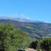 Vista de la columna de humo desde Sotoserrano