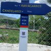 Indicadores que señalan el antiguo camino arriero a su paso por Candelario
