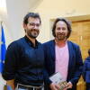 Luis Roso junto al alcalde de Béjar, Antonio Cámara