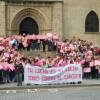 Marcha rosa por las calles de Béjar