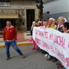 Marcha rosa por las calles de Béjar