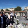 Homenaje en el cementerio