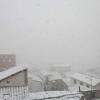 Tejado nevado en Béjar