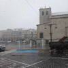 Plaza Mayor de Béjar nevando