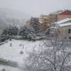 Nieve en Béjar antes de Mediodía