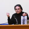 Pedro Ojeda durante la Presentación de "Solo triste de Oboe" en el CEM San Francisco