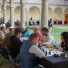 Partidas del X Torneo de Ajedrez Ferias de Béjar en el Claustro del CMC San Francisco