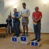 Podium del X Torneo de Ajedrez Ferias de Béjar en el Claustro del CMC San Francisco
