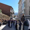 Nazarenos durante la procesión de La Borriquilla en Béjar