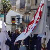 Nazarenos durante la procesión de La Borriquilla en Béjar