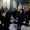 Mujeres de luto en la procesión