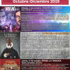 Cartel con programación del Teatro