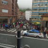 Asistentes a la concetración en defensa de las sanidad de Béjar y comarca