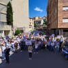 Protesta sanitaria frente al hospital Virgen del Castañar de Béjar