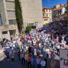 Protesta sanitaria frente al hospital Virgen del Castañar de Béjar