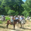 Jinetes y caballos de Romería de los Paporros