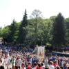 Ambiente festivo durante la romería