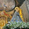 Imagen de la Virgen del Castañar en el interior del Santuario.