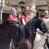 Soldados romanos a caballo durante La Sentencia