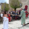 Jesús cargando con la cruz antes de la crucifixión