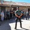 Encarnación Pérez, subdelegada del gobierno en el encuentro con Guardias Civiles de la Provincia en La  Alberca