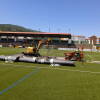 Obras campo de fútbol de Mario Emilio en Béjar