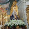 La imagen de la Virgen y a de regreso en el interior del Santuario