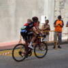 Ciclistas pasando por Béjar