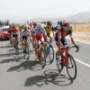 Grupo de escapados, durante la carrera