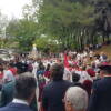 Miles de asistentes en la procesión de la Virgen del Castañar