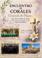 Cartel del Encuentro de Corales en Béjar en la Iglesia de El Salvador