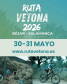 Cartel de la Ruta Vetona 2026 en Béjar con fechas 30 y 31 de mayo y pruebas de trail y bicicleta de montaña