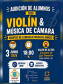 Cartel Audición de alumnos Violín y Música de Cámara