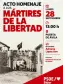 Cartel acto homenaje a los Mártires de la Libertad en Béjar
