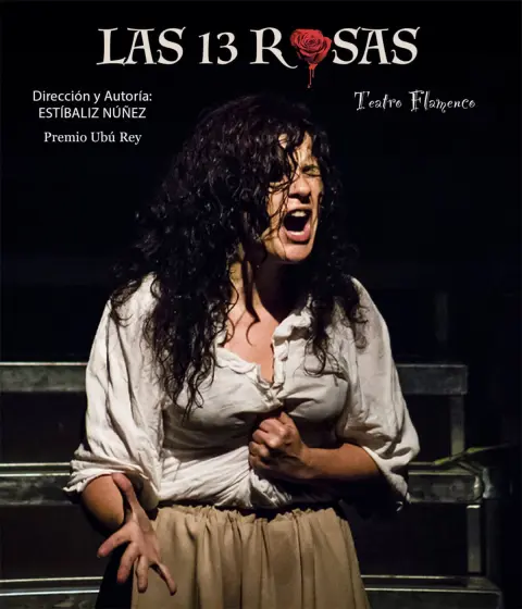 Cartel de la obra Las 13 Rosas en el Teatro Cervantes de Béjar el 21 de marzo de 2026 dentro de la programación cultural