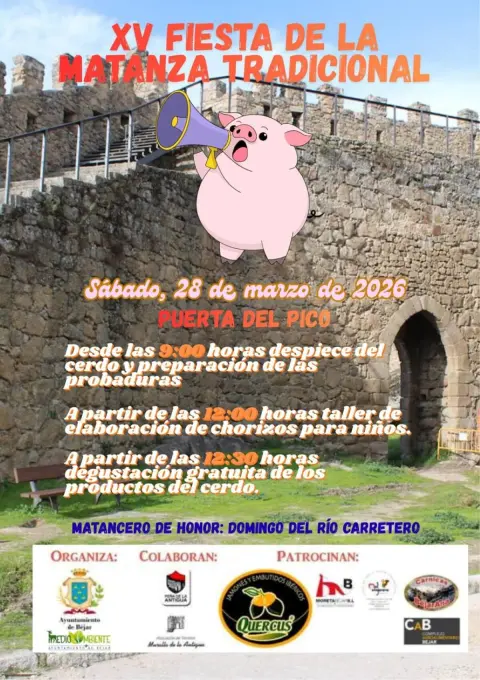 Cartel XV Matanza Tradicional de Béjar